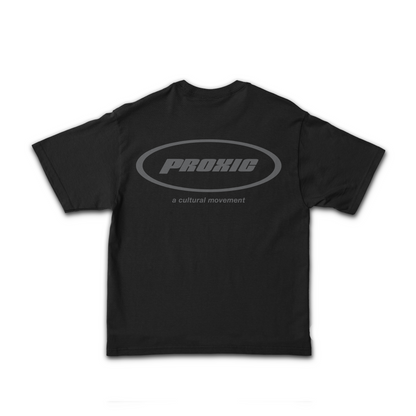 UNITY BOXY TEE - BLACK