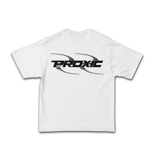 STRIKER BOXY TEE - WHITE